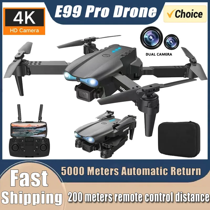 Drone Camera Wide Angle - Drone RC E99Pro Baru 4K Profesional