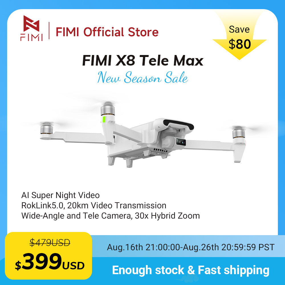 Drone Camera Wide Angle - FIMI X8 Tele Max Drone Baru