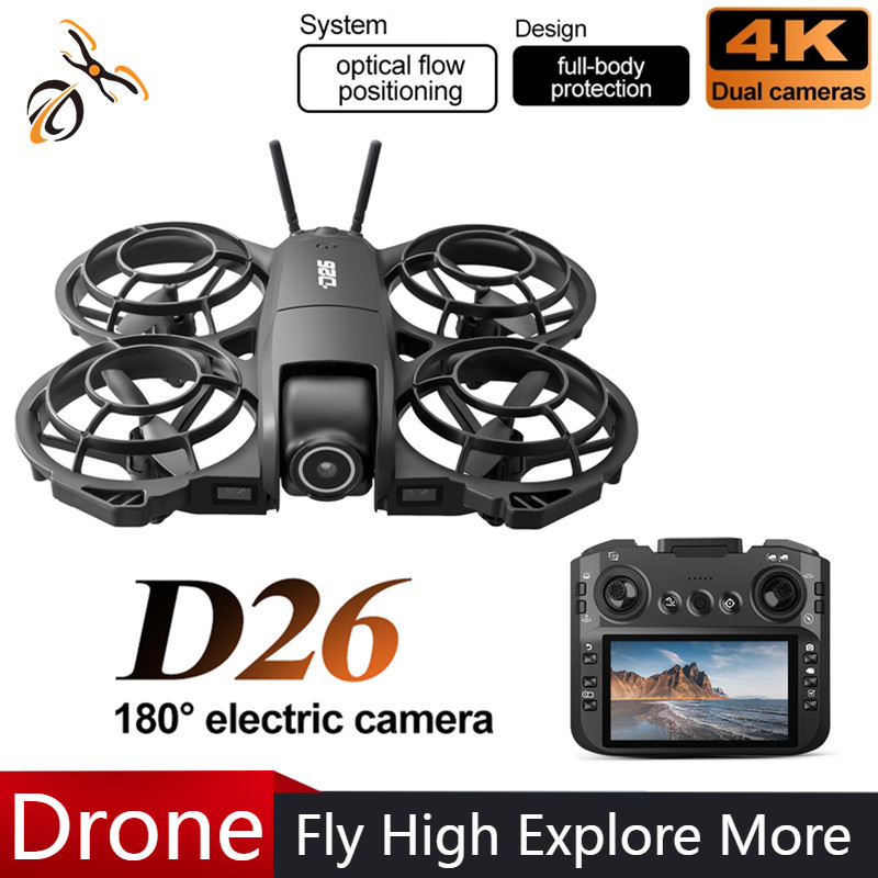 Drone Camera Hd - Drone D26 4K Aerial HD 180