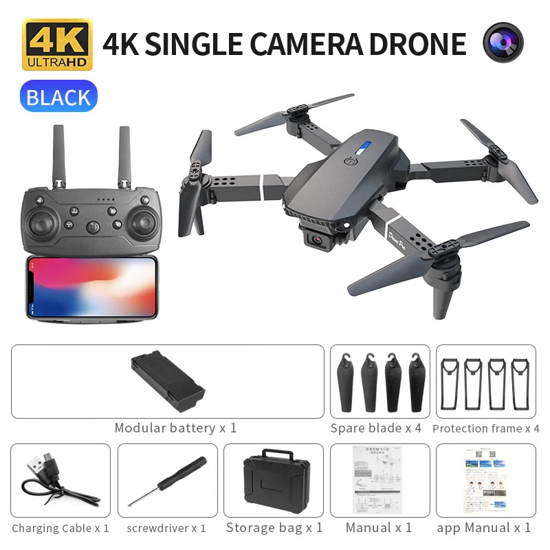Drone Camera Mount - E88 Pro Drone Lipat Cerdas Mendukung