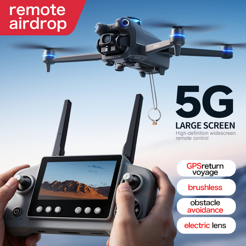 Drone Camera Professional - GT60 Dapat Meluncurkan Drone GPS Dengan