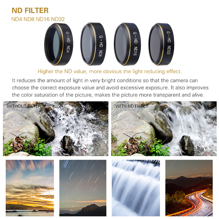 Filter Drone untuk Phantom 4 P - Drone Camera Filter ulasan dan harga