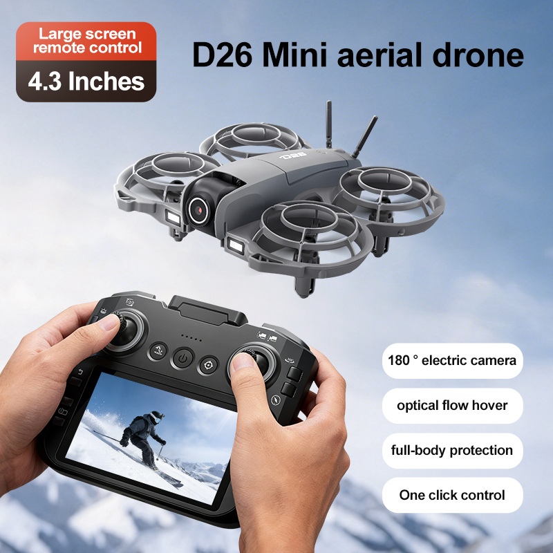 Drone D26 4K Aerial HD 180 °   - Drone Camera Hd ulasan dan harga