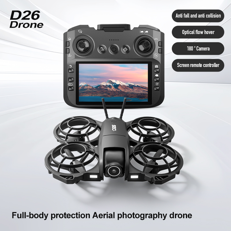 Drone D26 4K Aerial HD 180 °   - Drone Camera Hd ulasan dan harga
