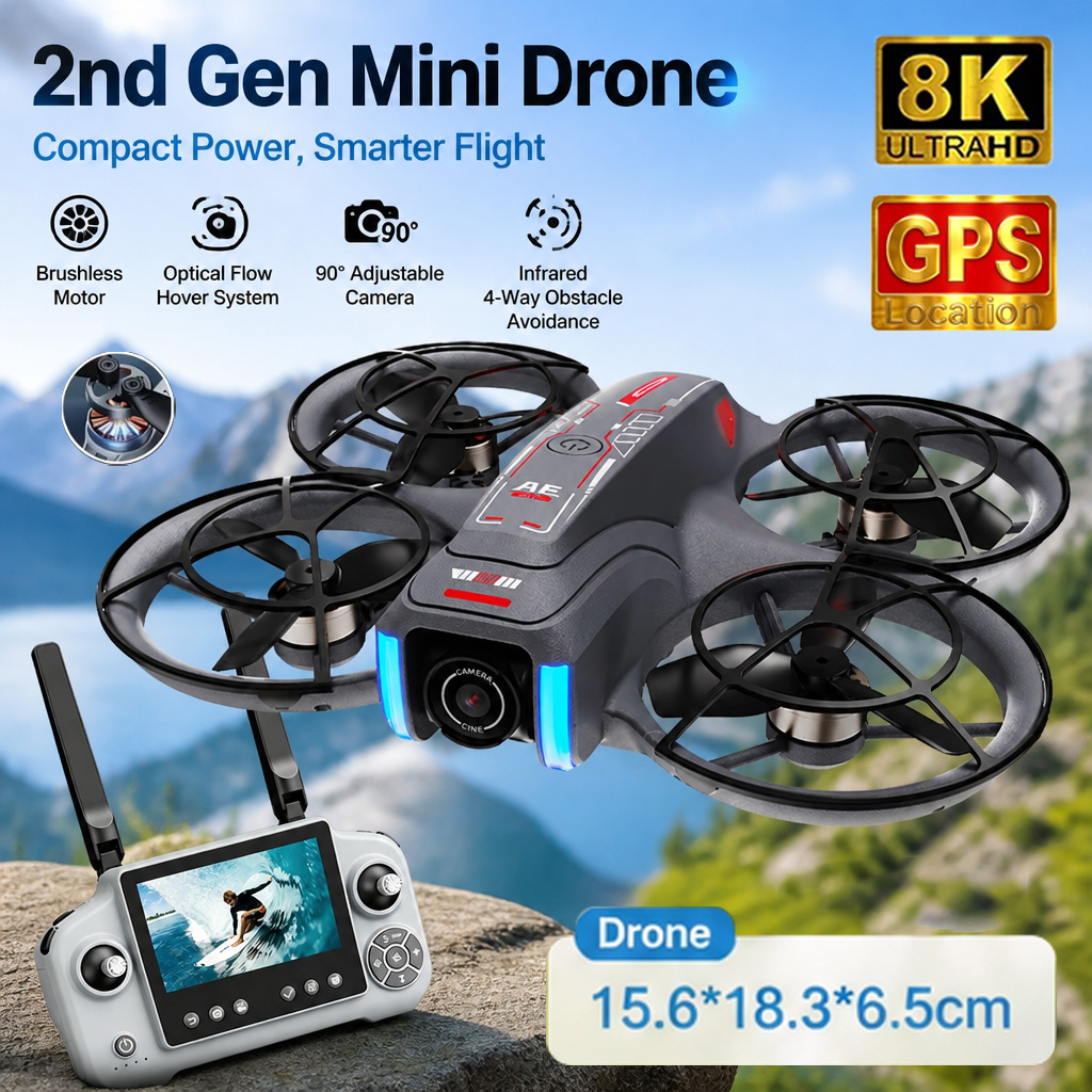Drone Mini AE21 Mainan 8K HD K - Drone Camera Night Vision ulasan dan harga