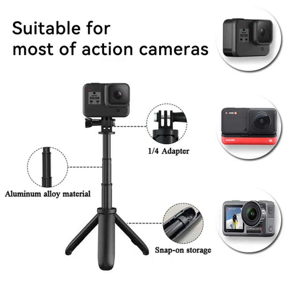 Tripod Mini dapat dilipat, Tri - Drone Camera Action ulasan dan harga