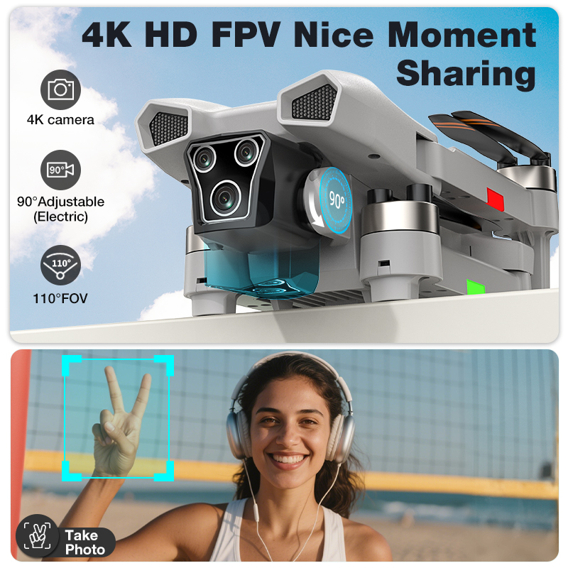 Drone Baru L017 Pro Brushless  - Drone Camera Wide Angle ulasan dan harga