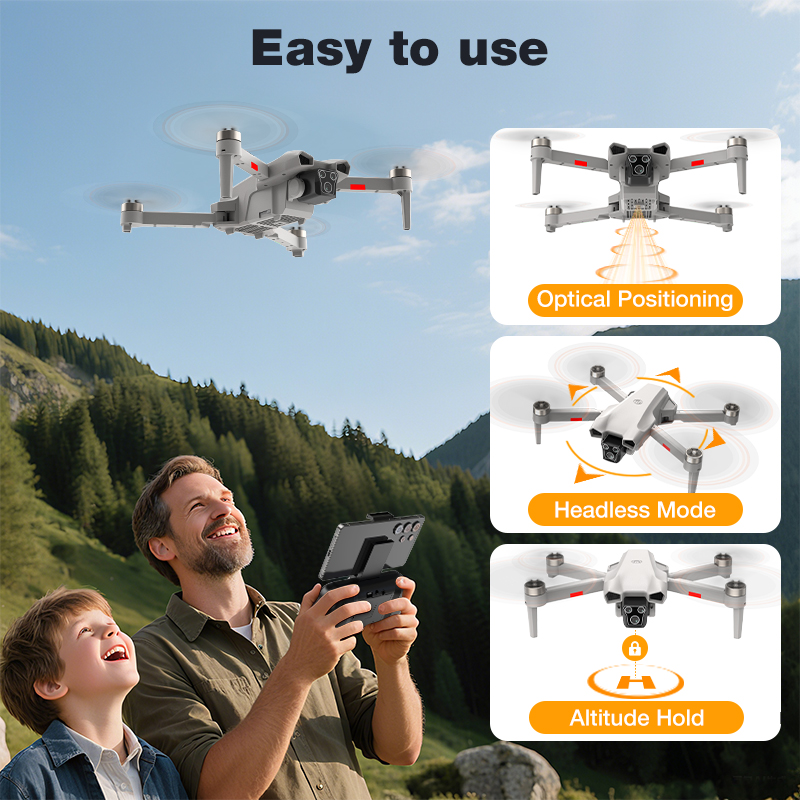 Drone Baru L017 Pro Brushless  - Drone Camera Wide Angle ulasan dan harga
