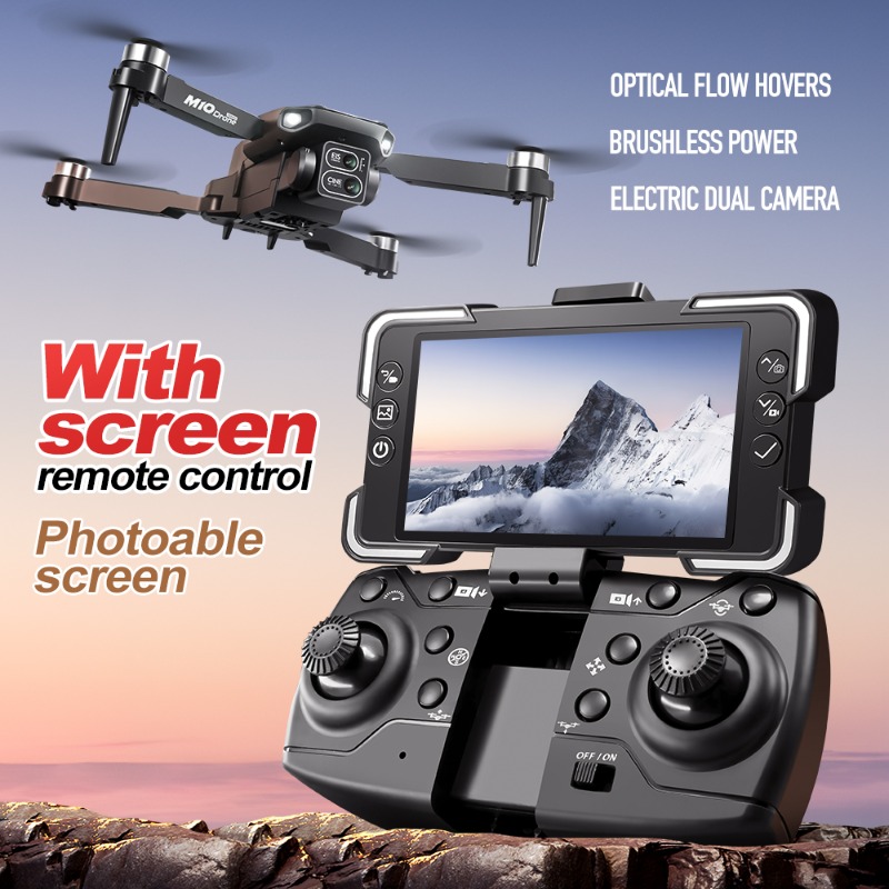 Drone Kamera M10 dengan Remote - Drone Camera With Gimbal ulasan dan harga